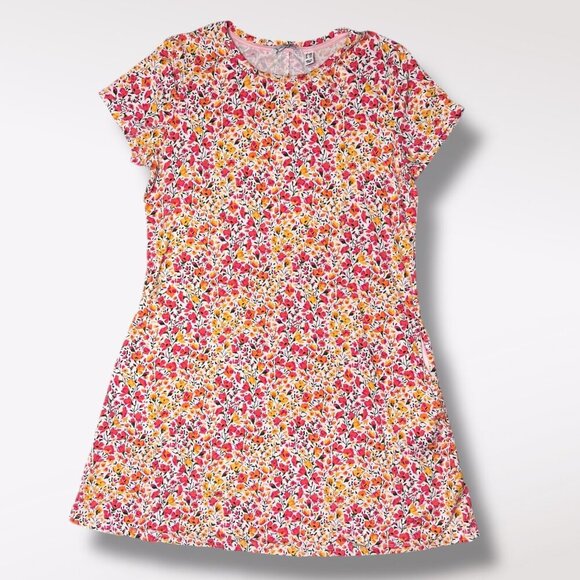 Isaac Mizrahi Live Floral Midi Dress With Pockets Petite Medium - Picture 8 of 8